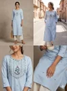 Pure Cotton Handwork Kurtis Collection